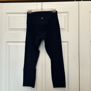 Lululemon Align Leggings 23” scalloped hem
